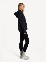 GANNI Black Oversized Isoli Heart Hoodie - Image 3 of 6