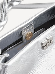 Ganni Silver Small Mini Bou Print Bag - Image 4 of 7