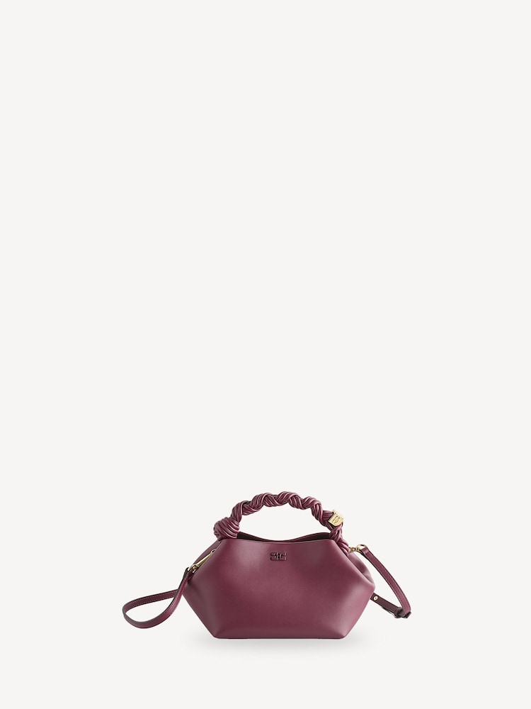 Ganni Red Small Mini Bou Print Bag - Image 1 of 7