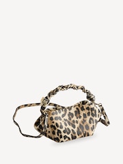 Ganni Brown Mini Mini Bou Print Bag - Image 2 of 8