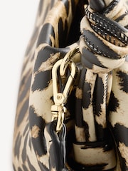 Ganni Brown Mini Mini Bou Print Bag - Image 7 of 8