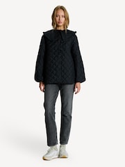 GANNI Black Ripstop Quilt Jacket - Image 4 of 7