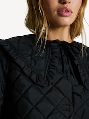 GANNI Black Ripstop Quilt Jacket - Image 5 of 7
