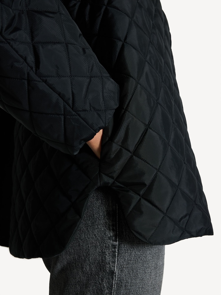 GANNI Black Ripstop Quilt Jacket - Image 7 of 7