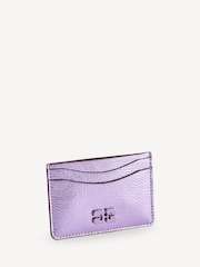 GANNI Pink Bou Leather Card Holder - Image 2 of 6