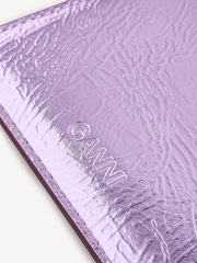 GANNI Pink Bou Leather Card Holder - Image 4 of 6