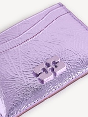 GANNI Pink Bou Leather Card Holder - Image 5 of 6