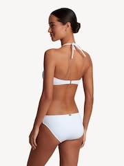Lauren Ralph Lauren Beach Club Solids Shirred U Wire Bandeau White Bra - Image 3 of 4