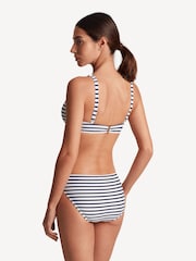 Lauren Ralph Lauren Luxe Stripe Ring Front Bikini Top - Image 4 of 5