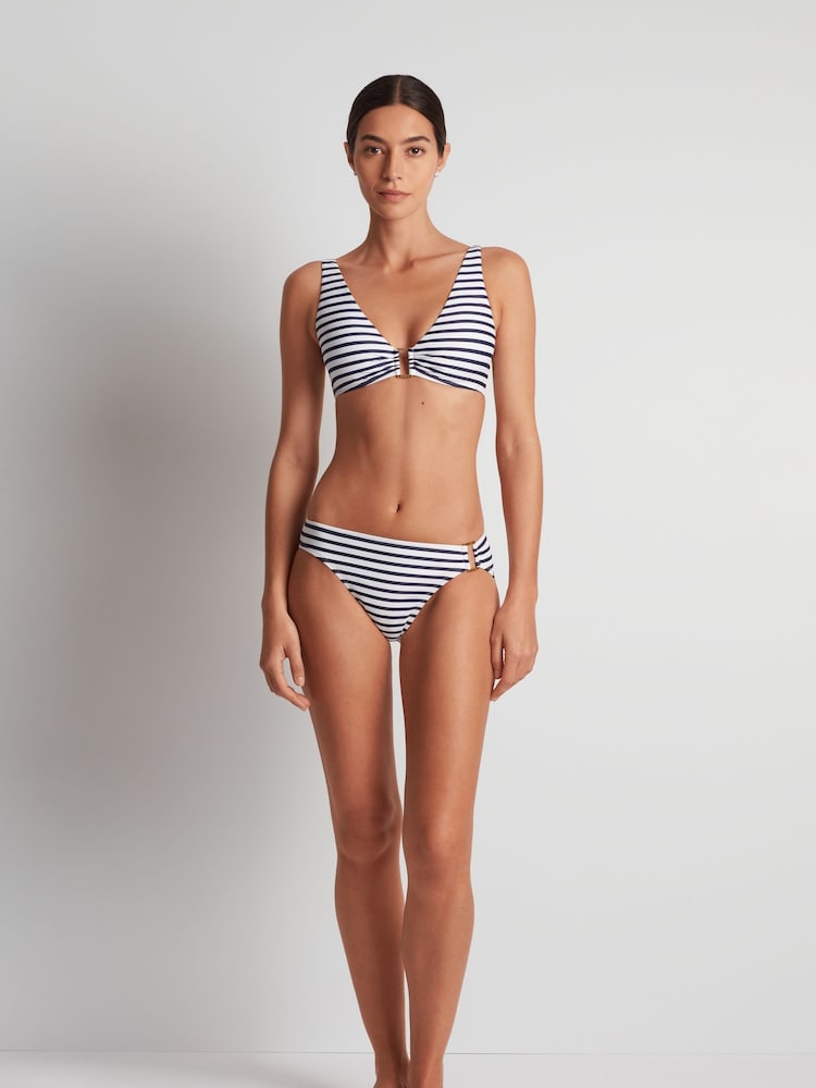 LUXE STRIPE RING SIDE HIPSTER - Image 1 of 4