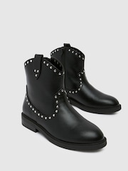 črna - Schuh škornji Cactus Western - Slika 3 iz 4