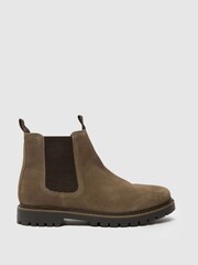 Schuh Grey Dawson Suede Chelsea Boots - Image 1 of 3