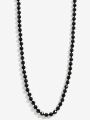Jon Richard Silver Tone Jet Bead Wrap Around Necklace - Image 1 of 1