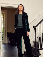 Aspiga Green Asha Velvet Blazer - Image 4 of 4