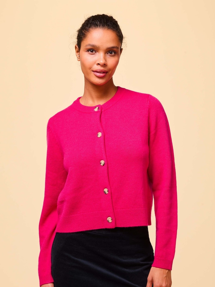 Aspiga Pink Brittany Cardigan - Image 1 of 4 Aspiga Pink Brittany Cardigan - Image 1 of 4
