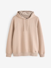 Threadbare Brown Jacquard Textured Pull-Over Hoodie - Image 7 of 7