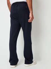 Threadbare Blue Wide Leg Pique Joggers - Image 2 of 4