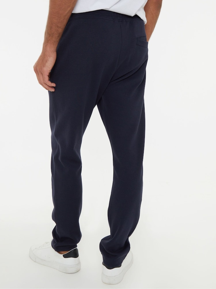 Threadbare Blue Open Hem Pique Joggers - Image 2 of 4