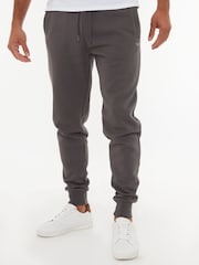 Threadbare Dark Grey Cotton Blend Joggers - Image 1 of 4