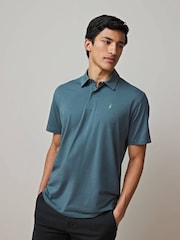 White / Blue / Neutral / Pink / Grey Regular Fit Short Sleeve Jersey Polo Shirts 5 Pack - Image 2 of 8