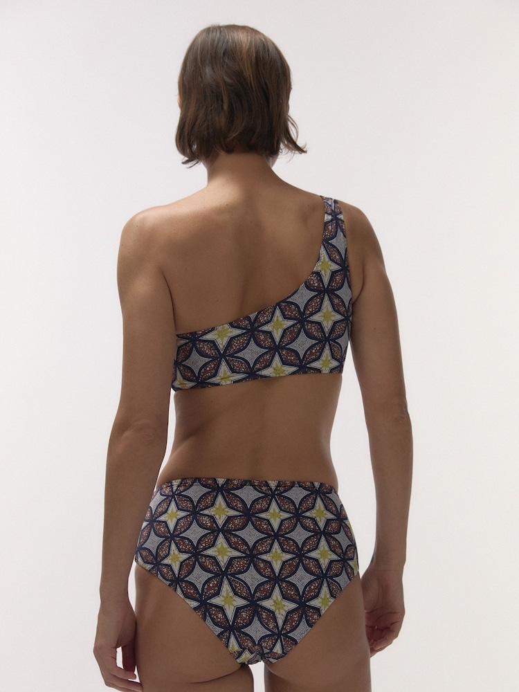 Love Stories Blue Kaia One Shoulder Bikini Top - Image 2 of 5