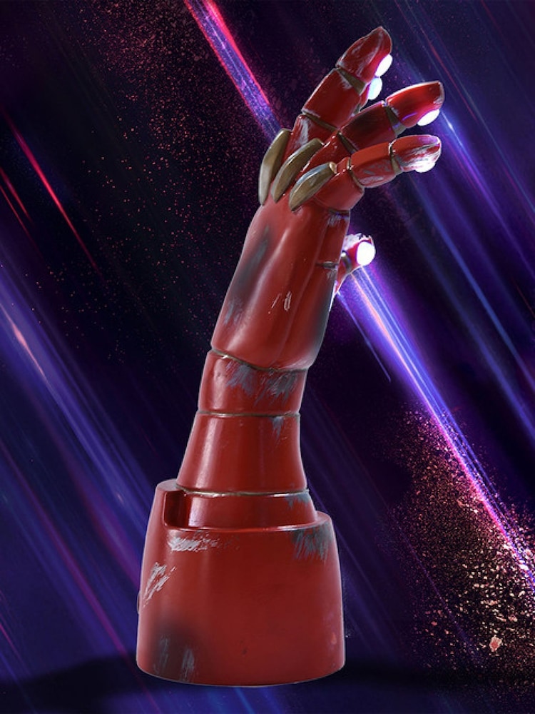 MenKind Disney Marvel Iron Man Hand Desk Lamp - Image 2 of 6