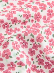 Pink Ditsy Frill Sleeve Sunsafe Swimsuit (3mths-10yrs) - Image 9 of 9