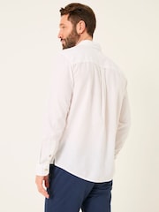 FatFace Bugle White Linen Cotton Shirt - Image 2 of 5