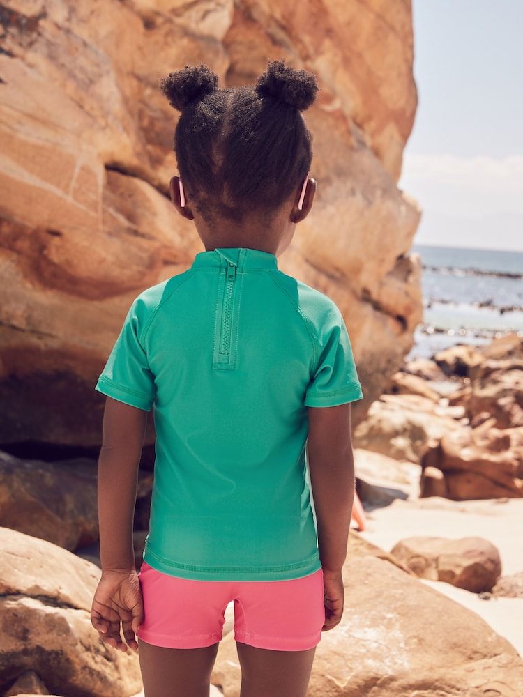 Green/Pink Miffy License Sunsafe Rash Vest Set (3mths-7yrs) - Image 2 of 7