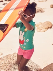 Green/Pink Miffy License Sunsafe Rash Vest Set (3mths-7yrs) - Image 3 of 7