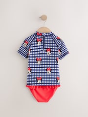 Navy/Red Minnie Mouse License Sunsafe Rash Vest Set (3mths-7yrs) - Image 5 of 7