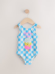 Голубой в клеточку со льдом на палочке - Купальник (3mths-10yrs) - Изображение 5 из 8