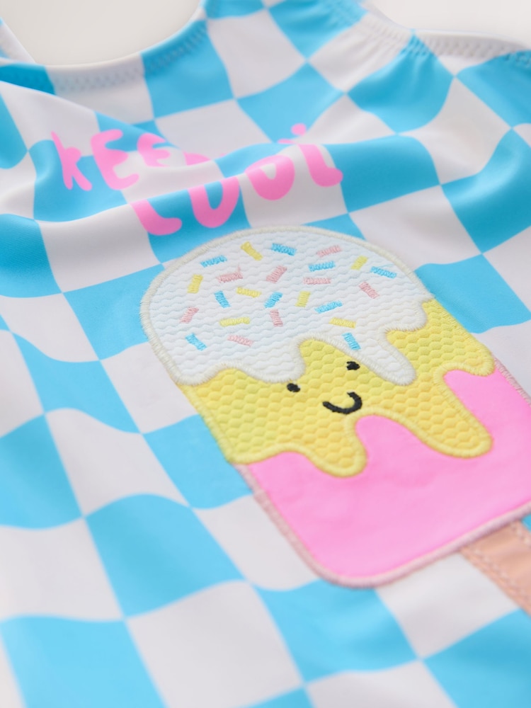 Bleu de glace vichy - Maillot de bain (3mths-10yrs) - Image 5 of 8