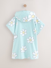 Blue Flower Print Bluey License Towelling Poncho (3-6yrs) - Image 5 of 7