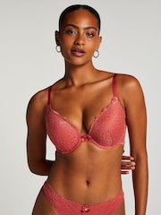 Hunkemöller Marine Padded Underwired Push-Up Bra - Image 1 of 6