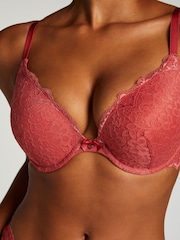 Hunkemöller Marine Padded Underwired Push-Up Bra - Image 2 of 6