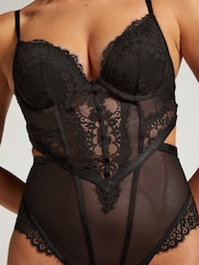 Hunkemöller Daisy Black Bodysuit - Image 3 of 5