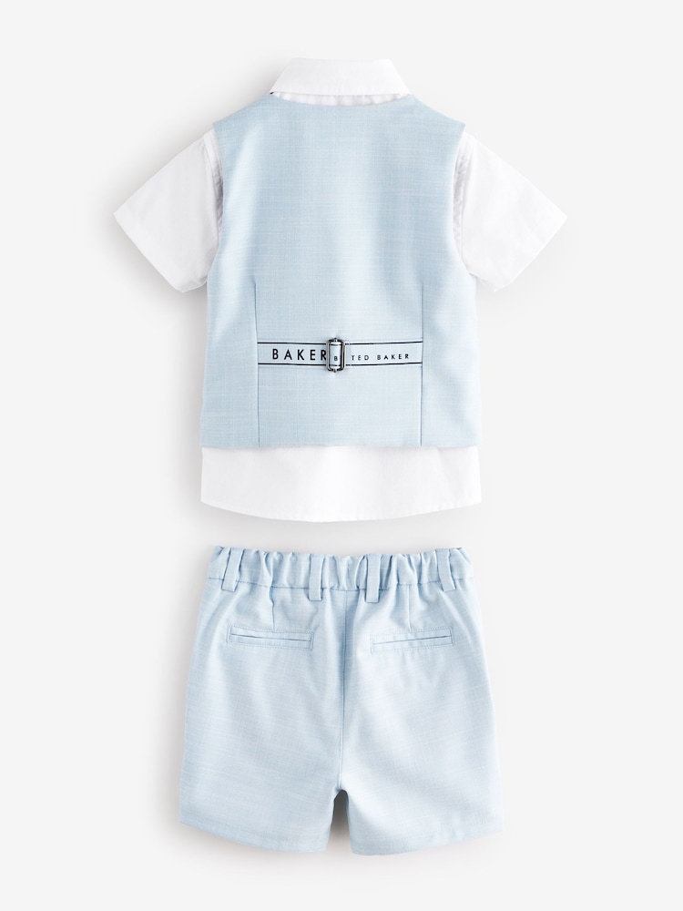 Baker by Ted Baker Shirt Waistcoat and Shorts Set - Image 10 of 15