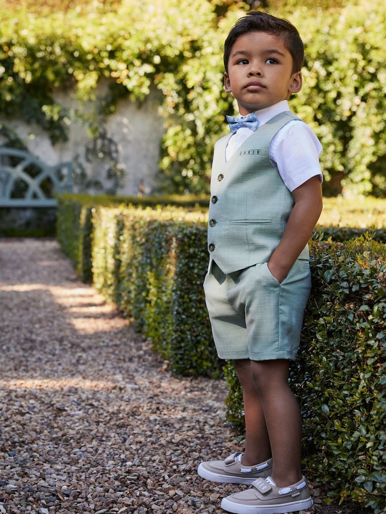 Baker by Ted Baker Shirt Waistcoat and Shorts Set - Image 1 of 14
