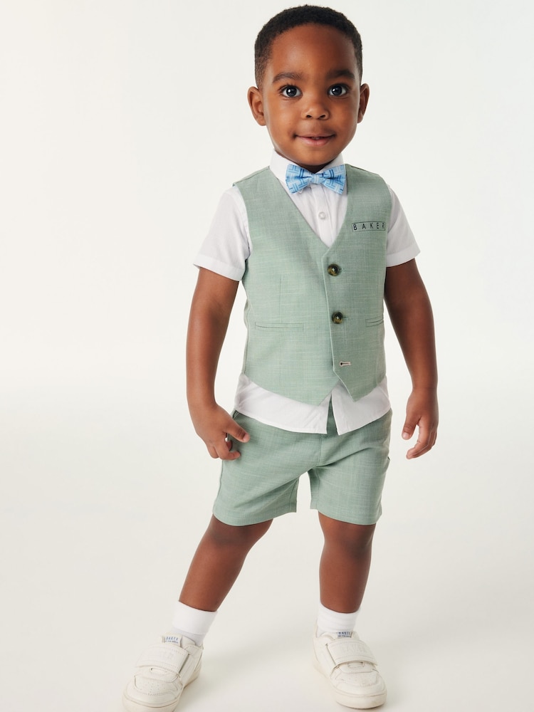 Baker by Ted Baker Shirt Waistcoat and Shorts Set - Image 2 of 14