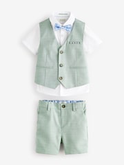 Baker by Ted Baker Shirt Waistcoat and Shorts Set - Image 8 of 14