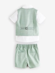 Baker by Ted Baker Shirt Waistcoat and Shorts Set - Image 9 of 14