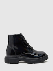 Schuh Carnival Lace Black Boots - Image 1 of 4