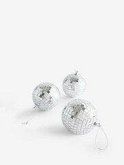 Baumschmuck Diskokugel, 3er-Set - Bild 3 von 4
