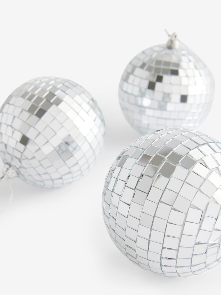 Baumschmuck Diskokugel, 3er-Set - Bild 4 von 4