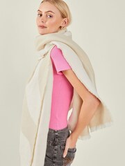 Accessorize Natural Swirl Print Blanket Scarf - Image 1 of 3