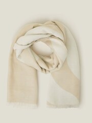 Accessorize Natural Swirl Print Blanket Scarf - Image 2 of 3