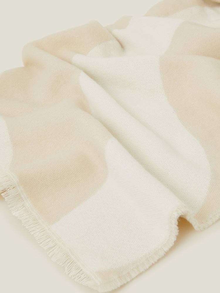 Accessorize Natural Swirl Print Blanket Scarf - Image 3 of 3