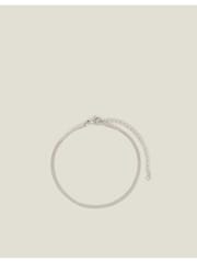 Accessorize Platinum-Coated Stainless Steel Omega Bracelet - Imagen 1 de 3