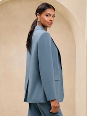 Lipsy Blue Relaxed Blazer - Image 4 of 4